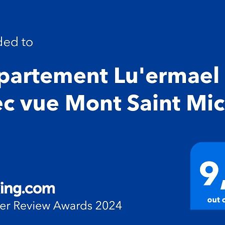 Appartement Lu'Ermael Avec Vue Mont Saint Michel Courtils Eksteriør billede
