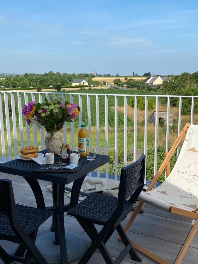 Appartement Lu'Ermael Avec Vue Mont Saint Michel Courtils Eksteriør billede