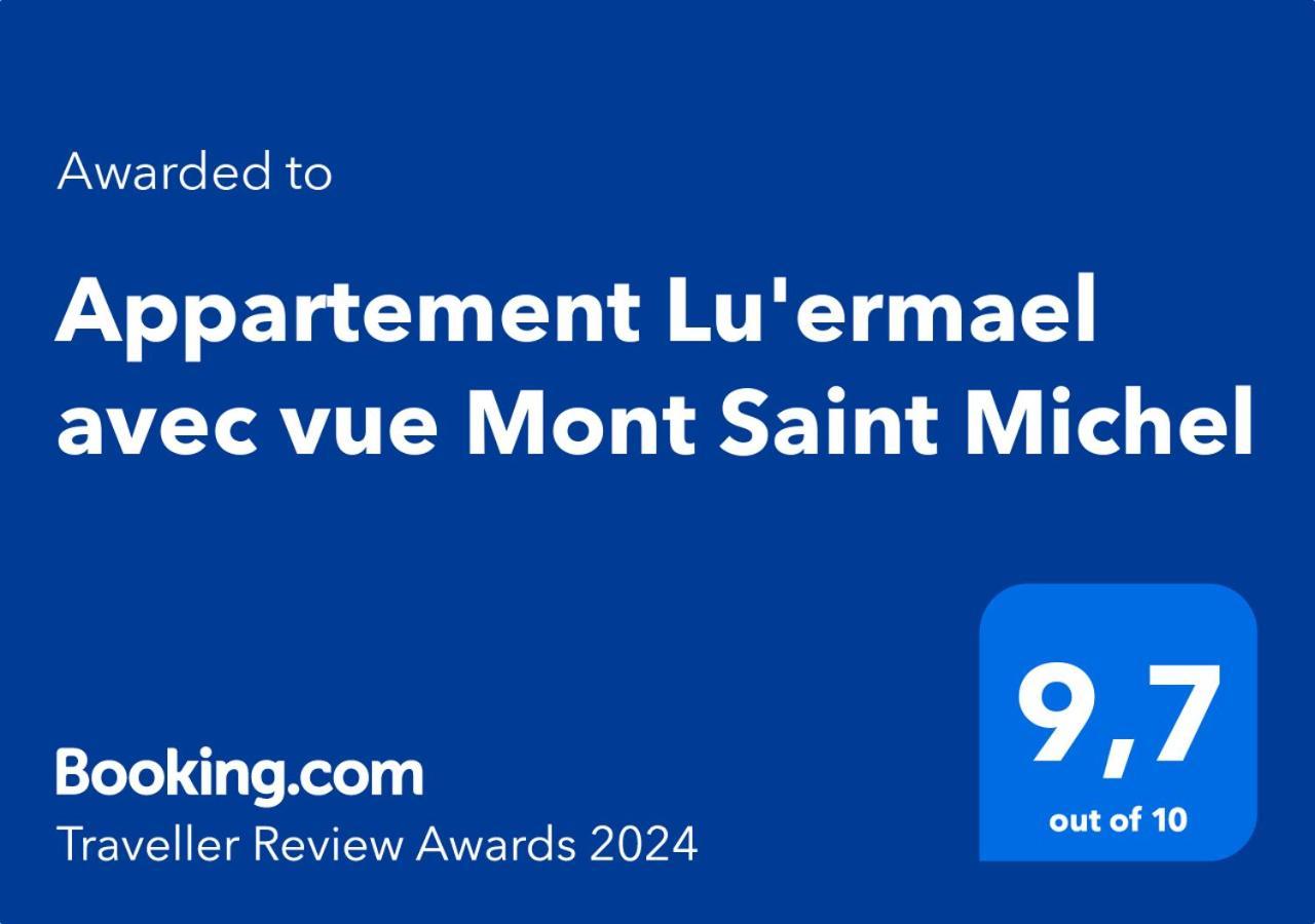 Appartement Lu'Ermael Avec Vue Mont Saint Michel Courtils Eksteriør billede