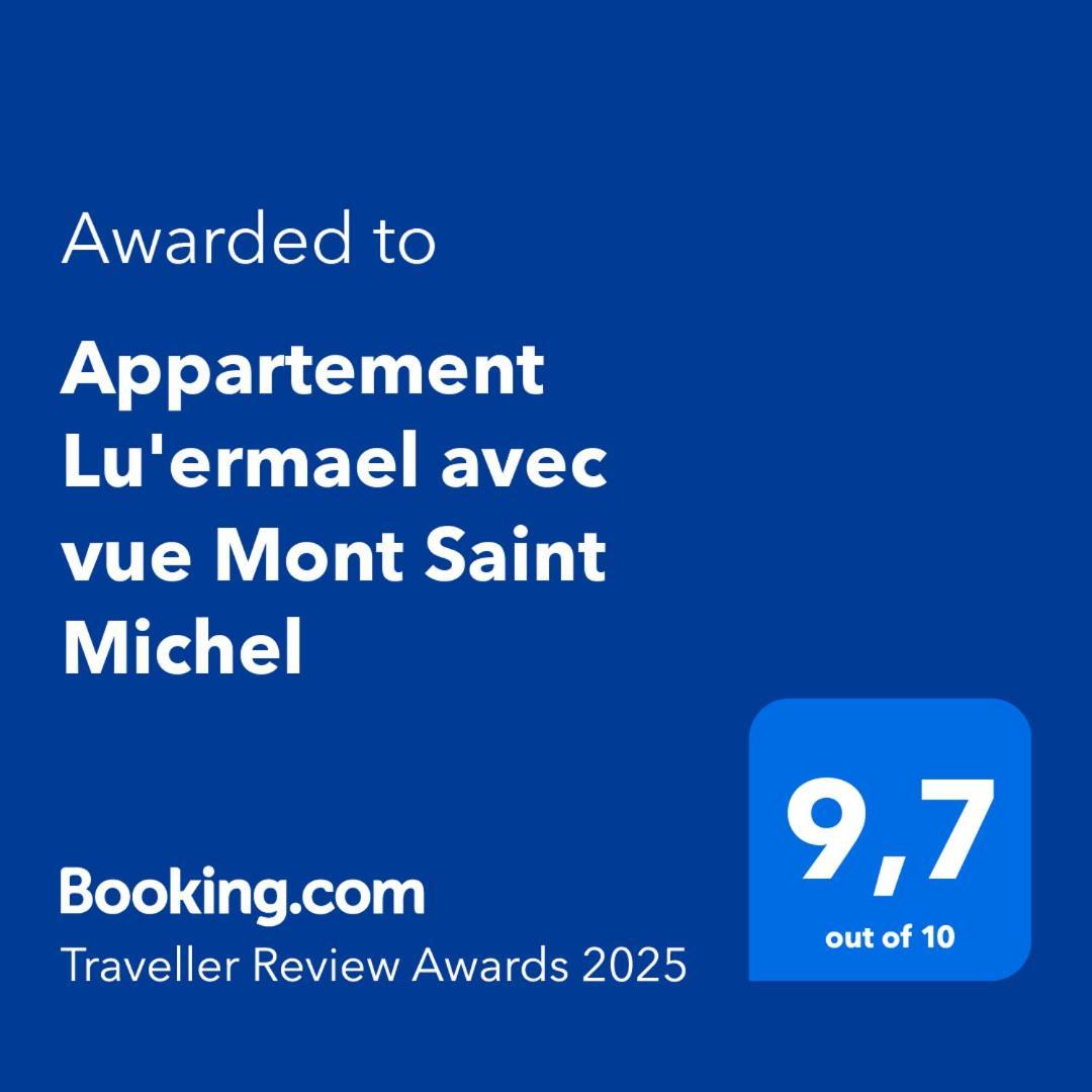 Appartement Lu'Ermael Avec Vue Mont Saint Michel Courtils Eksteriør billede